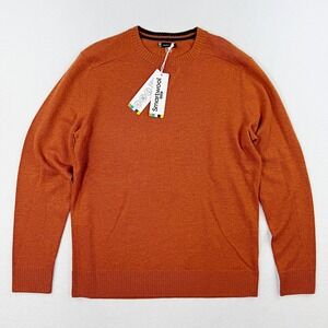 Smartwool Sparwood Crew Sweater Size M Mens Picante Heather NEW